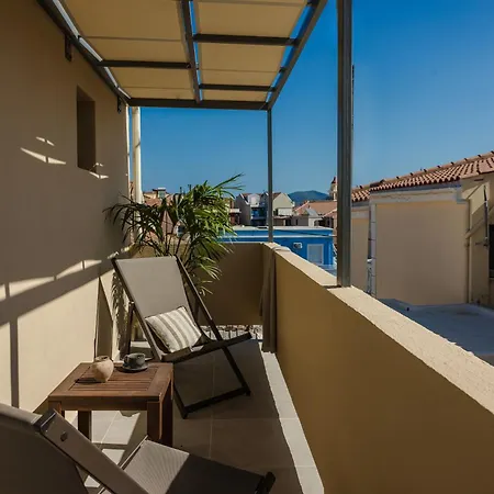 Celes In Kefalonia With Balcony Nomade Agora Apartman Lixúri
